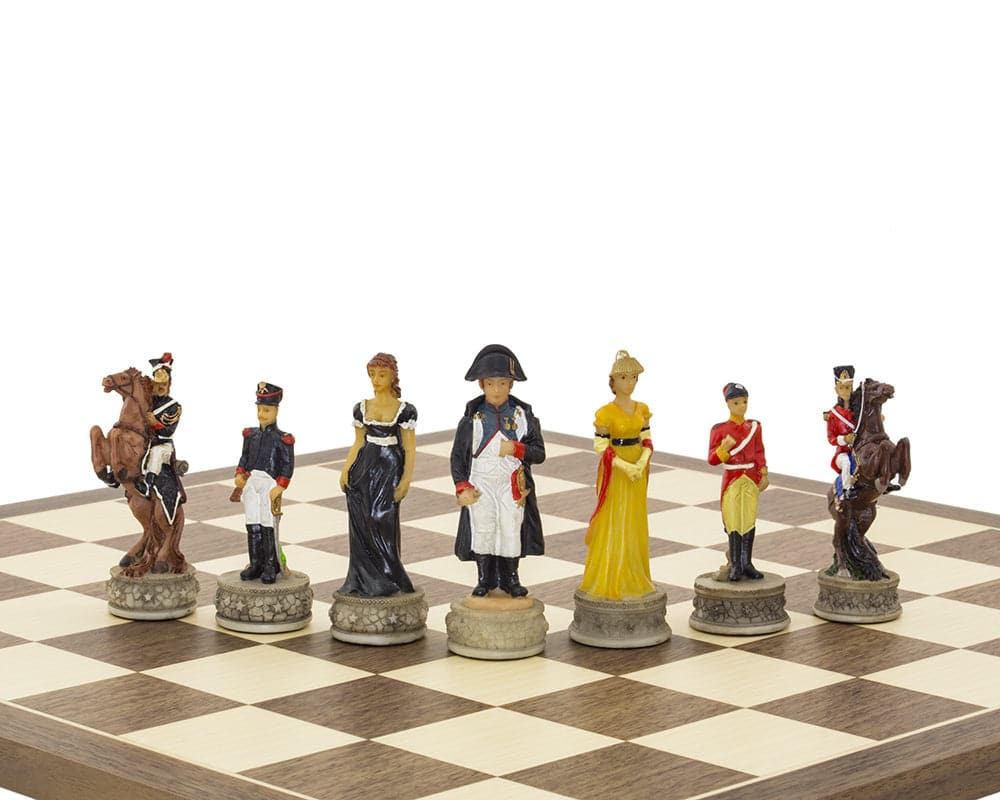 Battle of Waterloo Hand painted themed Chess set by Italfama (Hover Image)