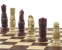 The Berkeley Chess Victorian Cardinal Palisander Chess Set