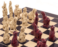 The Berkeley Chess Mandarin Black Cardinal Chess Set