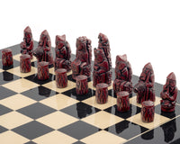 The Berkeley Chess Medieval Black Cardinal Chess Set