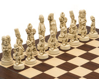 The Berkeley Chess Movie Stars Russet and Palisander Grand Chess Set
