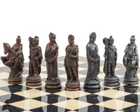 The Berkeley Chess Roman Metal & Palisander Chess Set