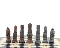 The Berkeley Chess Victorian Metal & Palisander Chess Set