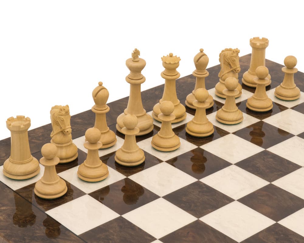 The Monarch Ebony And Walnut Grand Luxury Chess Set (Hover Image)