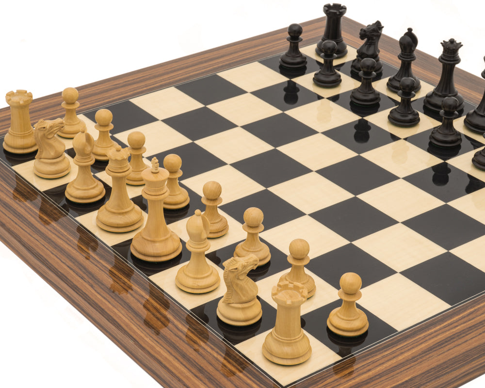 The Sovereign Palisander Staunton Chess Set