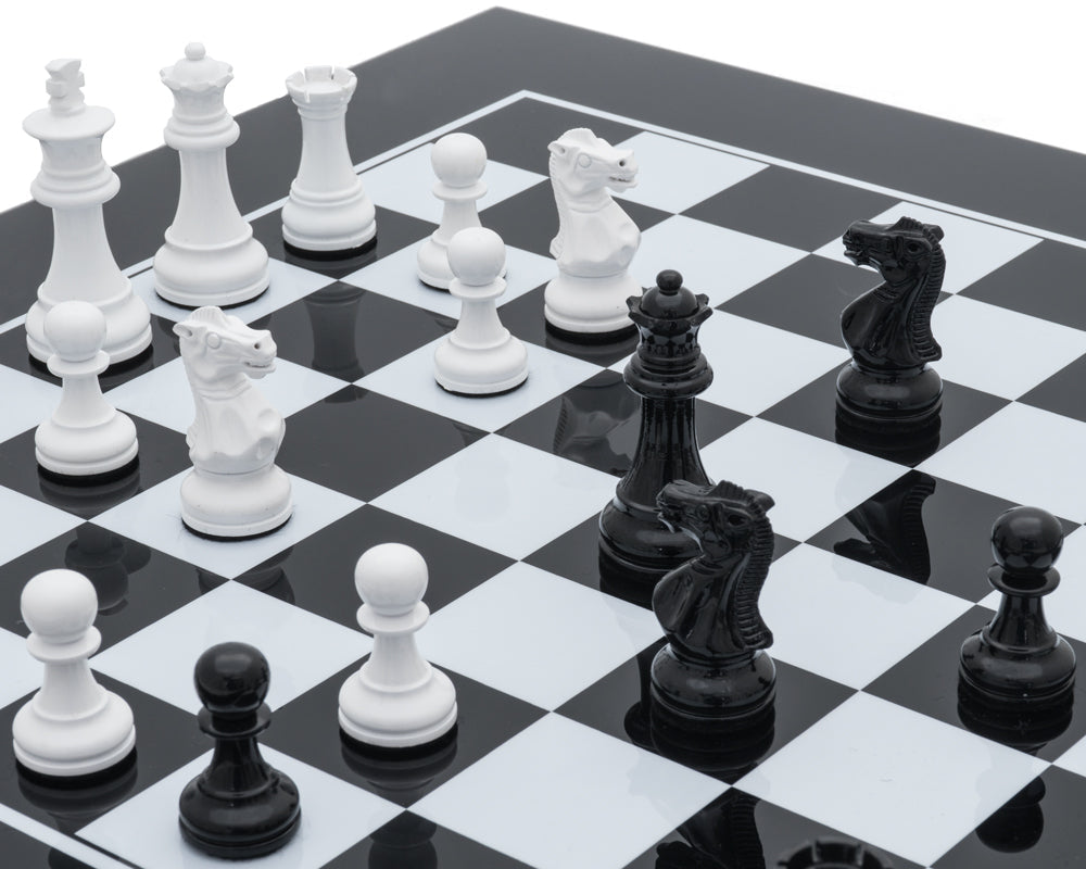 The Monochrome Luxury Chess Set by Italfama