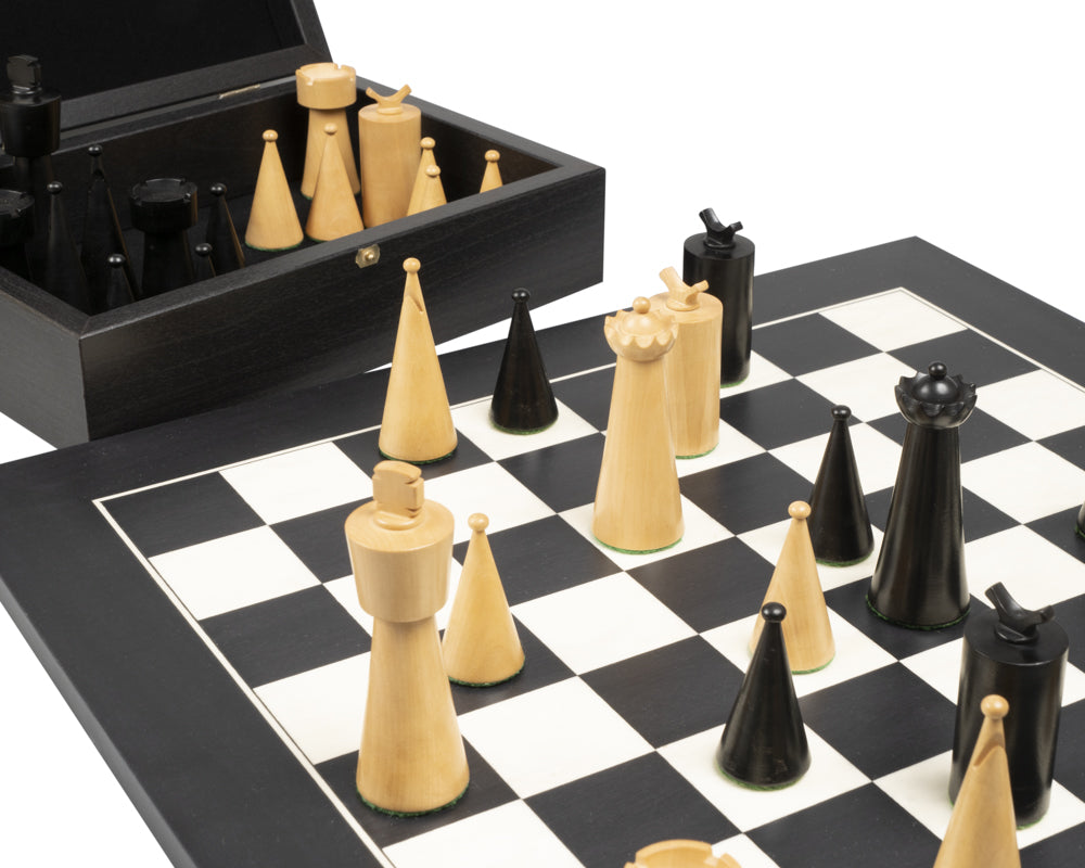 The Art Deco Black Chess Set