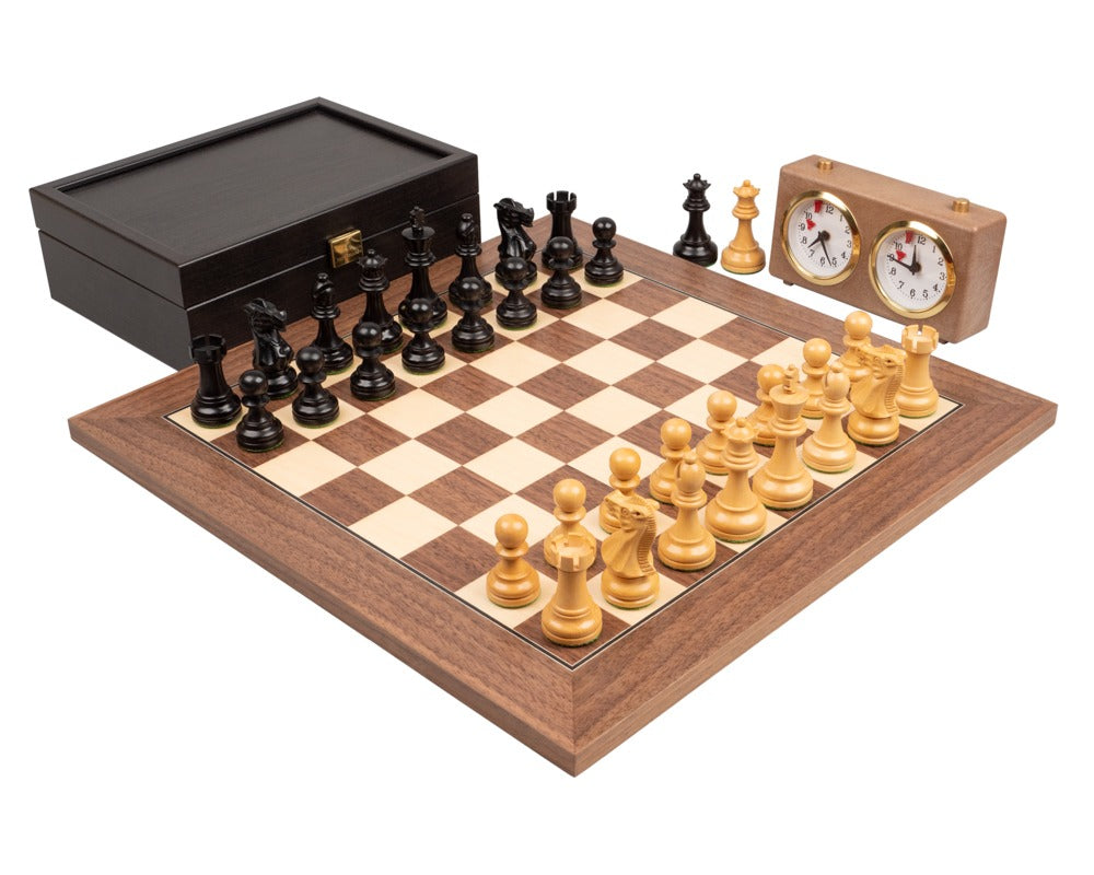 The Executive Walnut Deluxe Chess Set