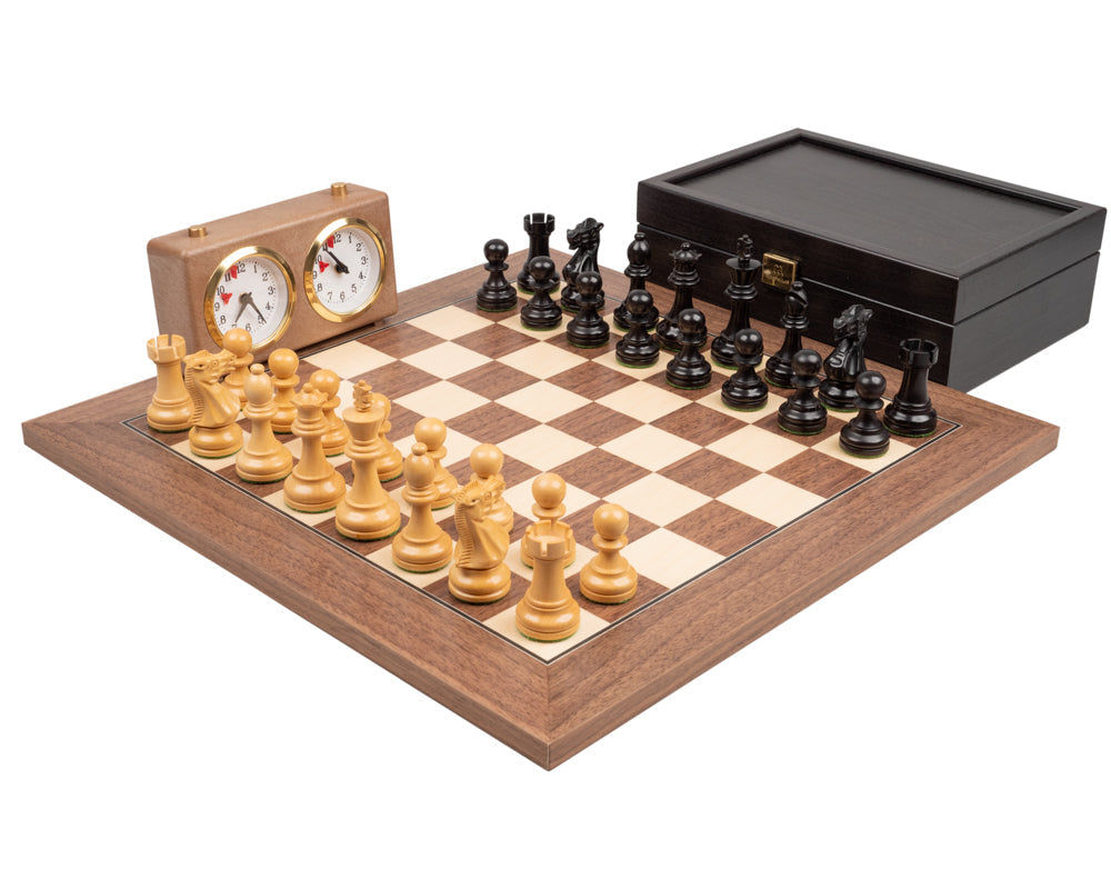 The Executive Walnut Deluxe Chess Set