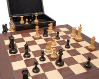 The 1853 Paulsen Reproduction Ebony and Mongoy Palisander Luxury Chess Set