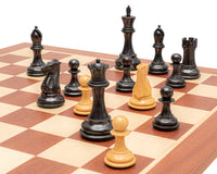 The Abingdon Black and Mahogany Chess Set