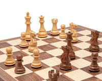 Classic Staunton Acacia and Maple Chess Set