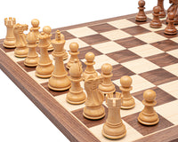 Classic Staunton Acacia and Maple Chess Set