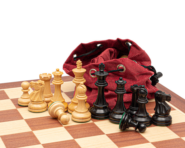 The British Staunton Black and Mahogany Chess Set