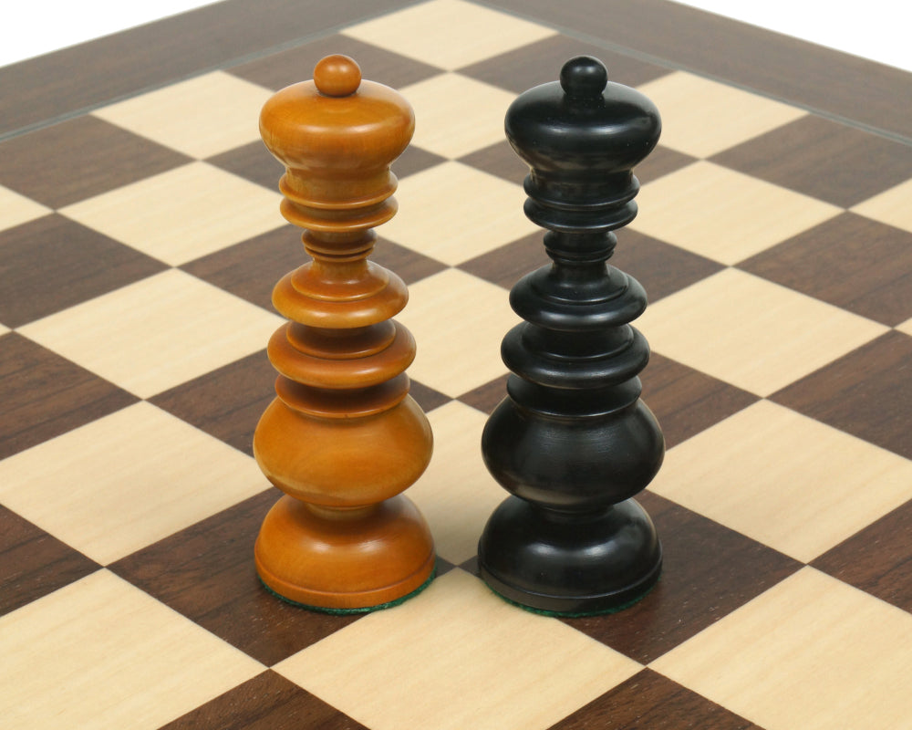 The Calvert Antique and Palisander Chess Set