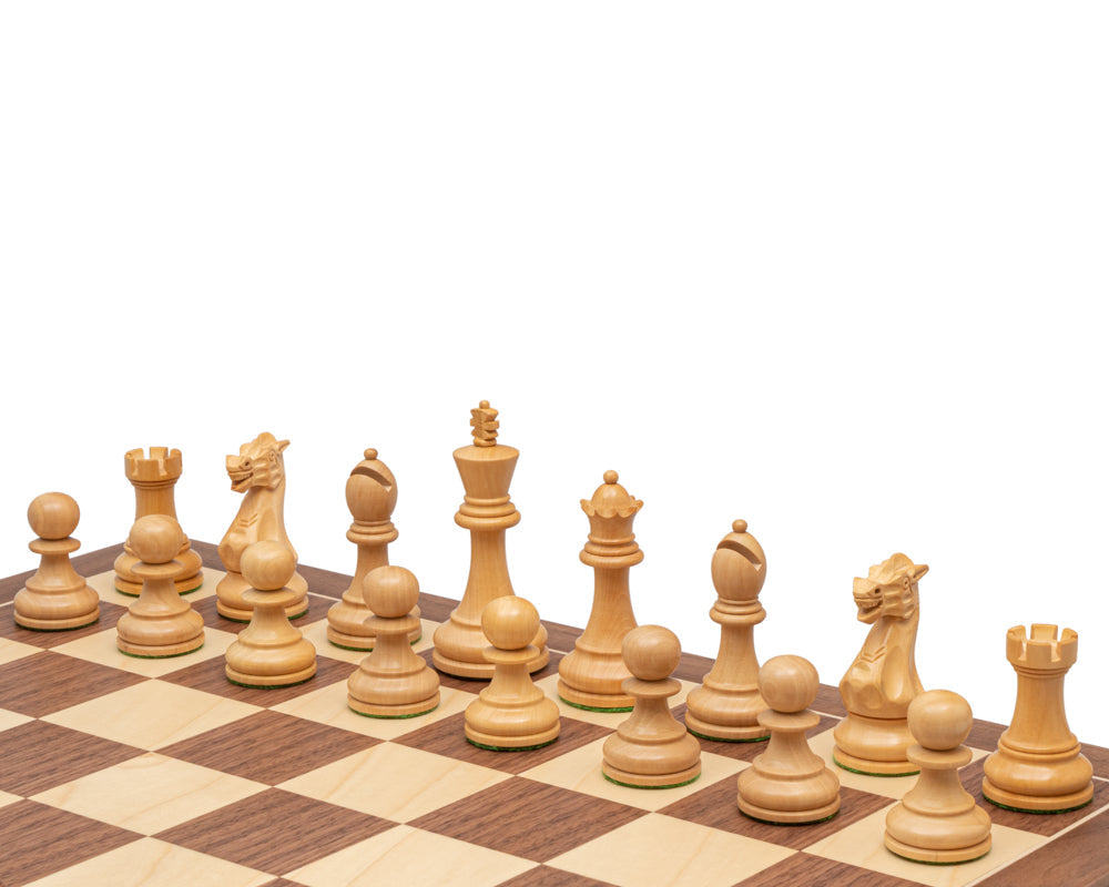 The Executive Sheesham and Maple Staunton Chess Set