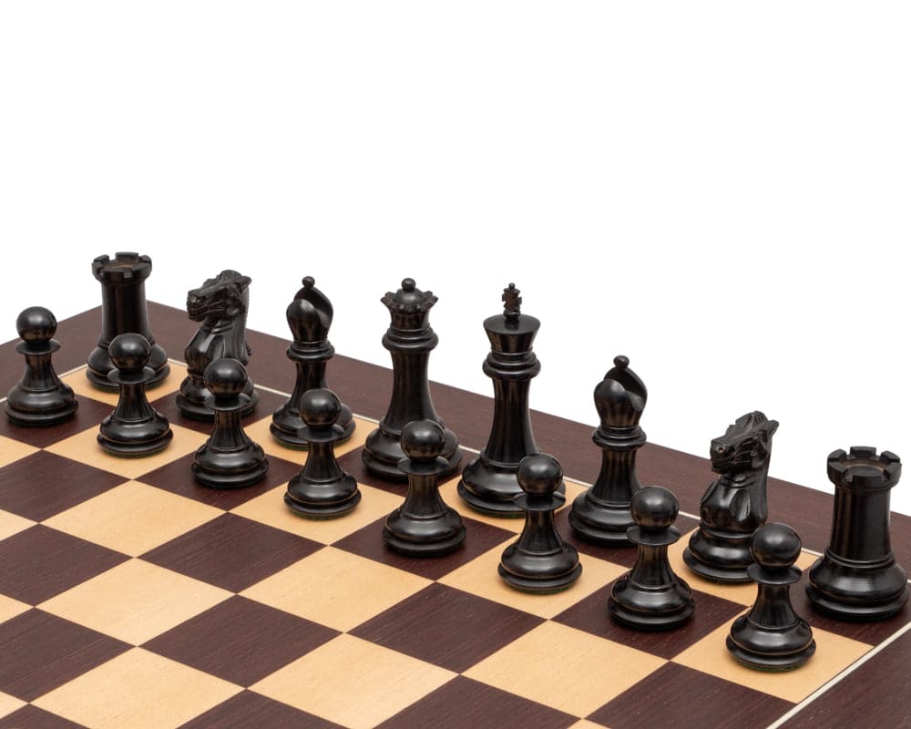 The Sovereign Ebony and Wenge Luxury Chess Set (Hover Image)