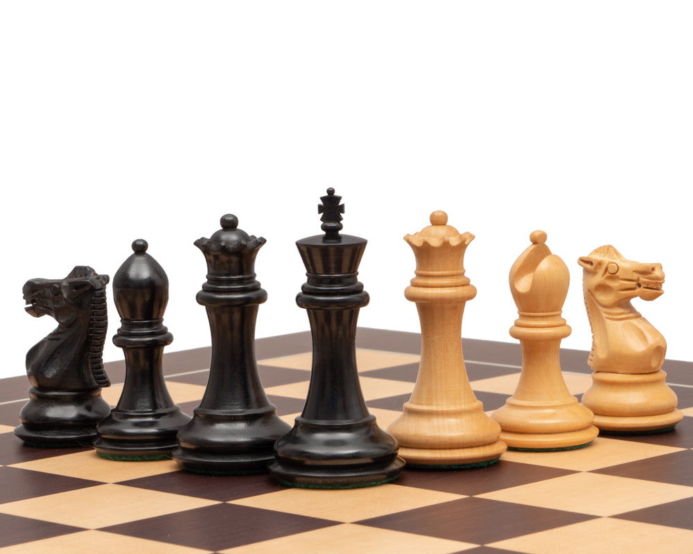 The Sovereign Ebony and Wenge Luxury Chess Set