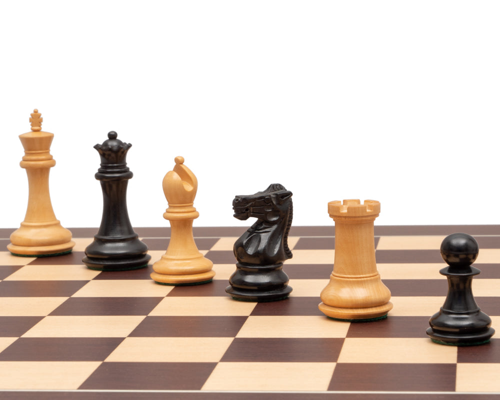 The Sovereign Ebony and Wenge Luxury Chess Set