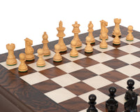 The Kingsclere Ebony and Walnut Luxury Chess Set