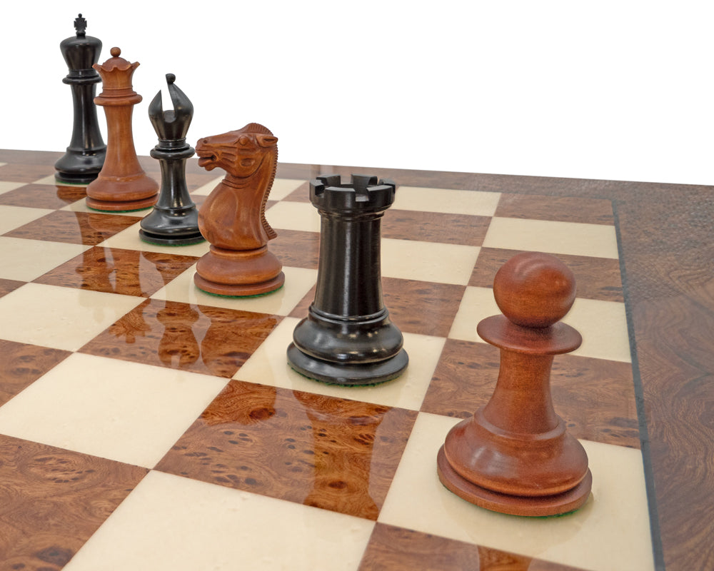 The 1849 Reproduction Ebony and Briarwood Luxury Chess Set