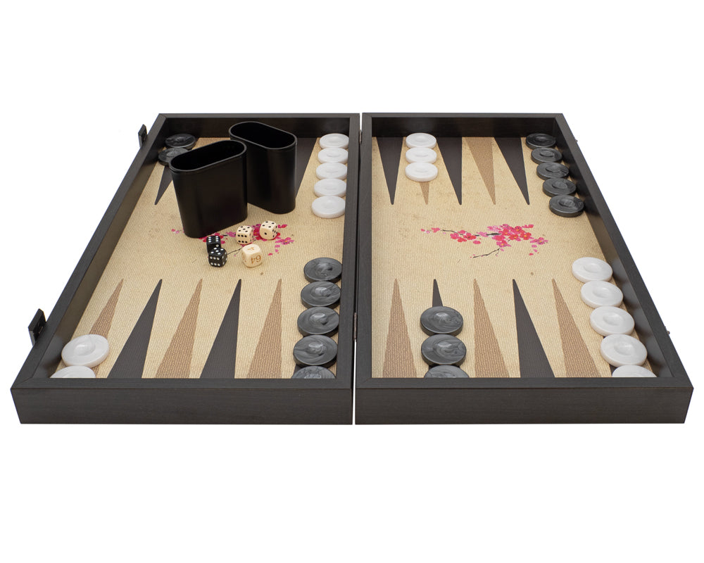 The Manopoulos Oriental Cherry Blossom Backgammon Set