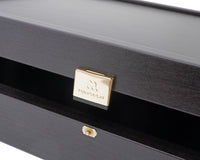 Dark Wood Chess Piece Storage Case - Large