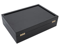 Dark Wood Chess Piece Storage Case - Large